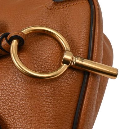 Chloe Brown Leather Lexa Shoulder Bag