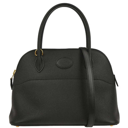 Hermes Black Epsom Bolide 27 2way Shoulder Handbag