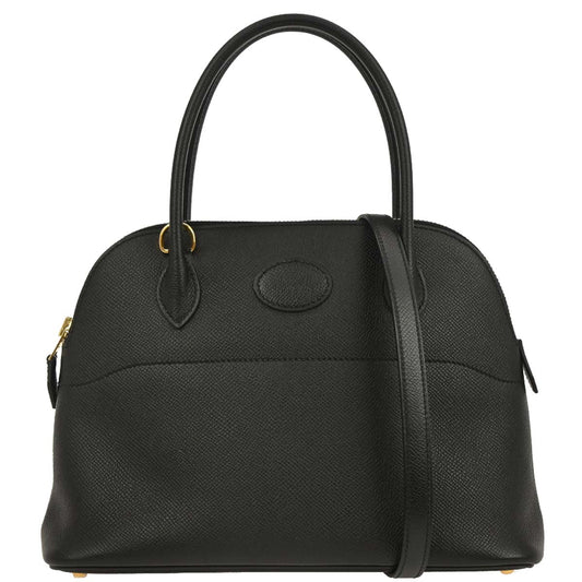 Hermes Black Epsom Bolide 27 2way Shoulder Handbag