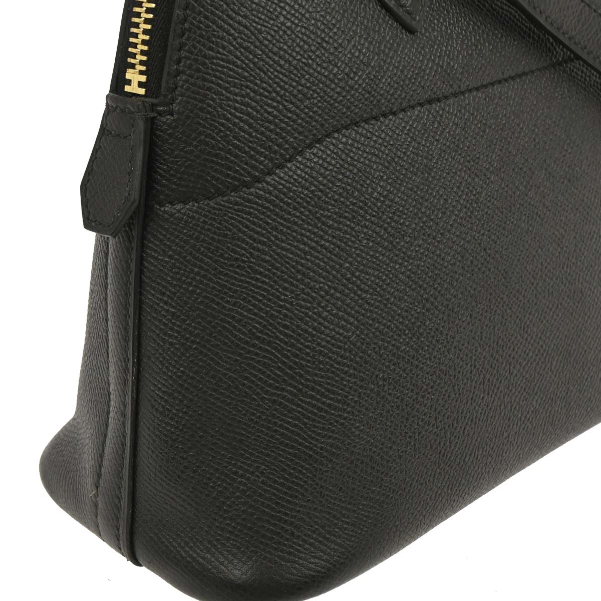 Hermes Black Epsom Bolide 27 2way Shoulder Handbag