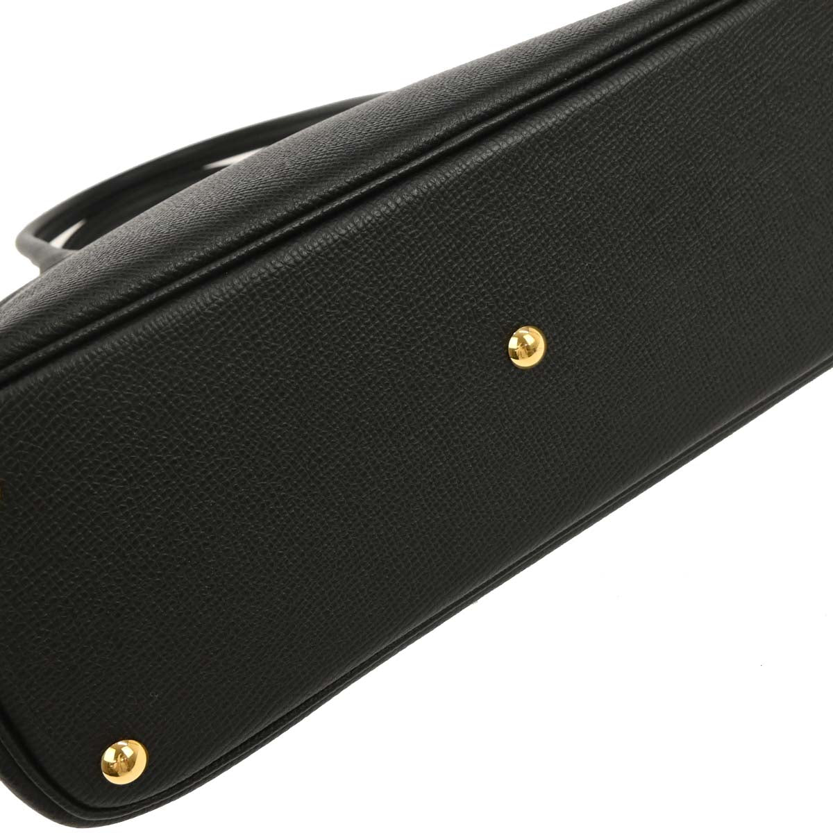 Hermes Black Epsom Bolide 27 2way Shoulder Handbag