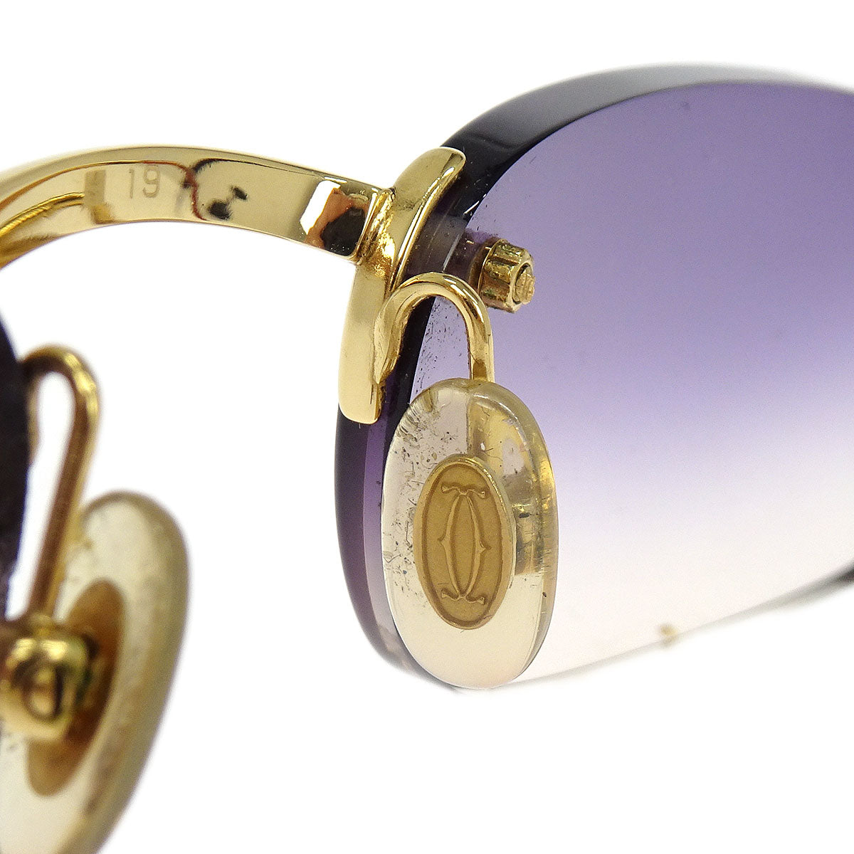 Cartier Sunglasses Eyewear Purple