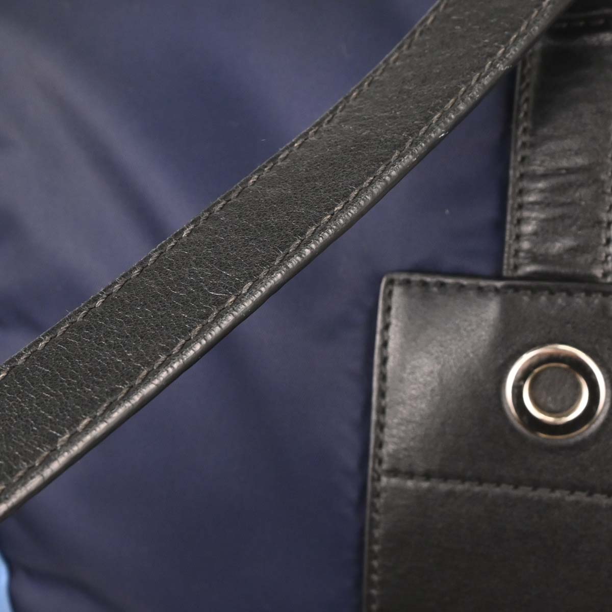 Prada Navy Nylon 2way Shoulder Backpack Handbag