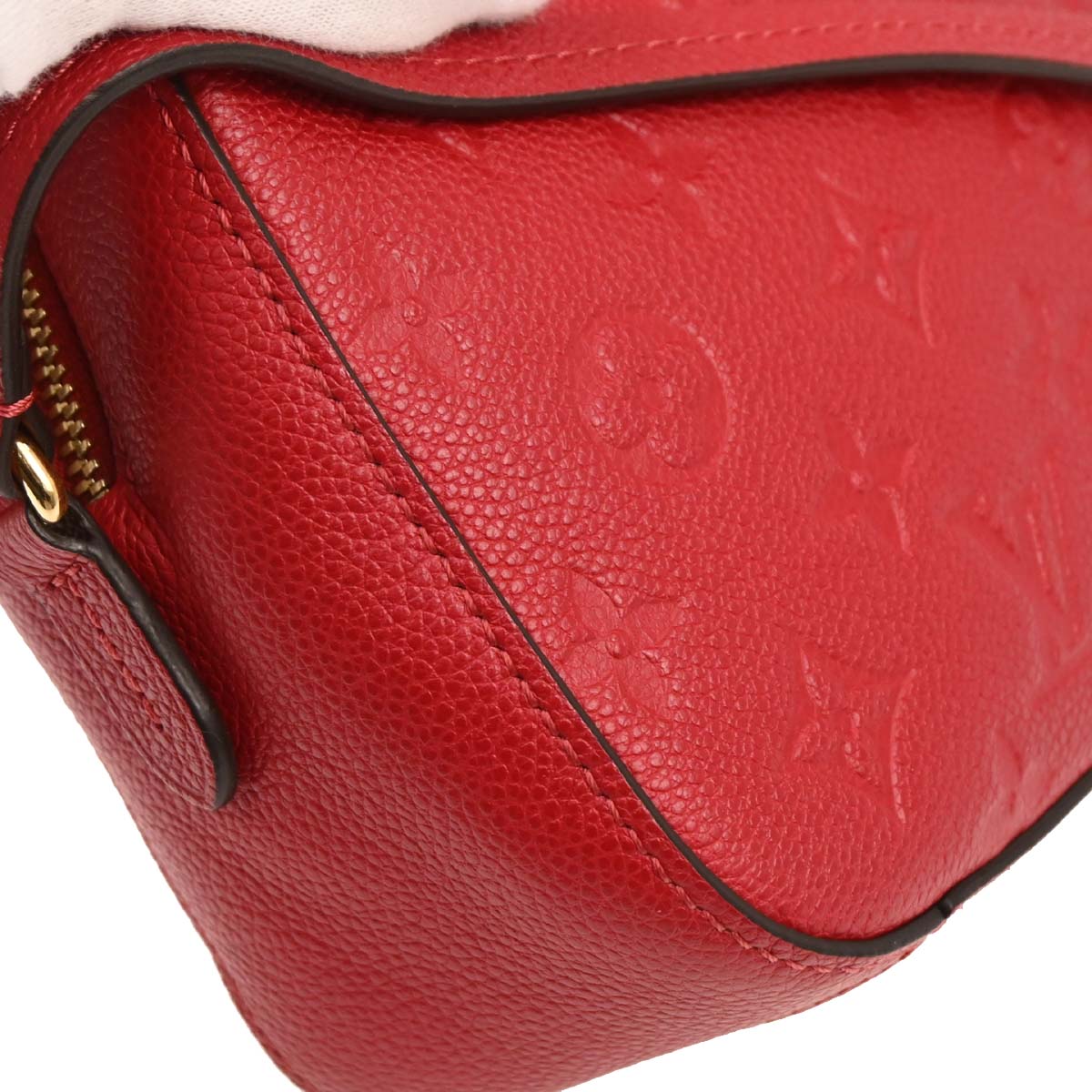 Louis Vuitton Red Monogram Empreinte Saintonge Crossbody M44606
