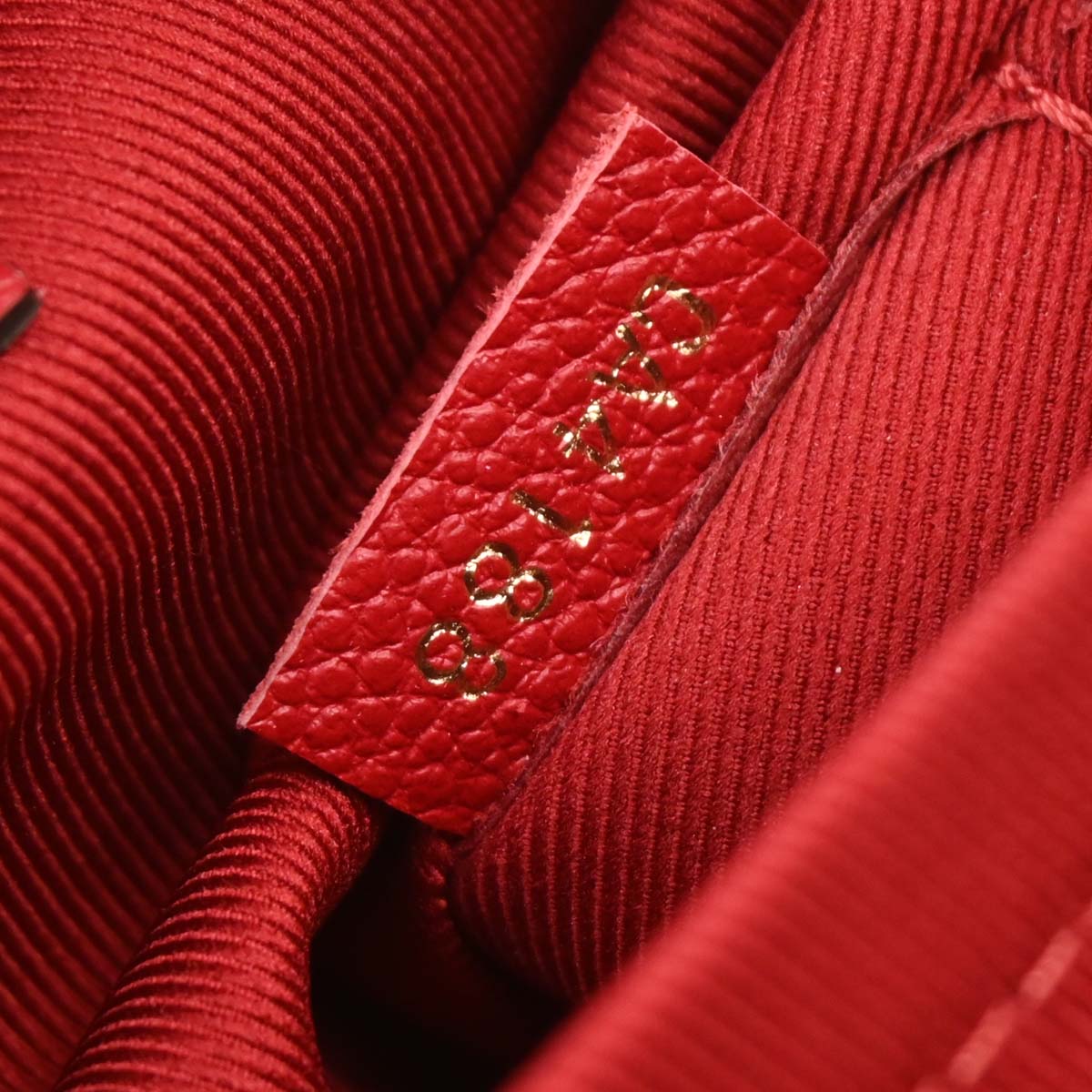 Louis Vuitton Red Monogram Empreinte Saintonge Crossbody M44606