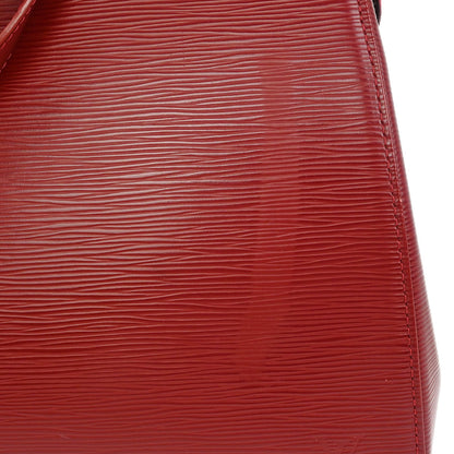 Louis Vuitton Red Epi Brea MM 2way Handbag M4030E