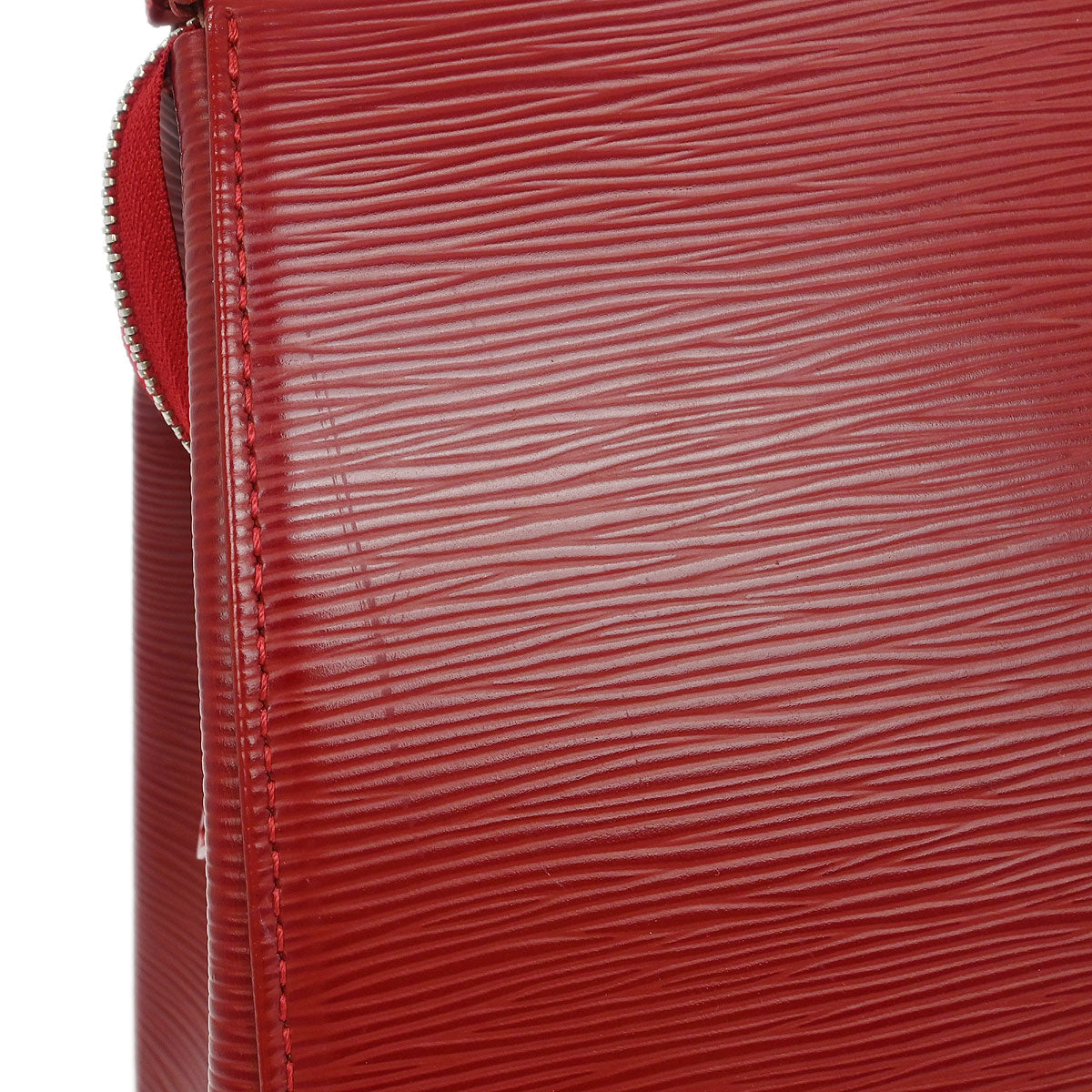 Louis Vuitton Red Epi Brea MM 2way Handbag M4030E