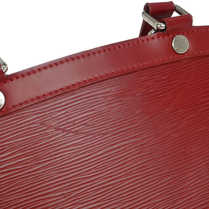 Louis Vuitton Red Epi Brea MM 2way Handbag M4030E