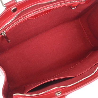 Louis Vuitton Red Epi Brea MM 2way Handbag M4030E