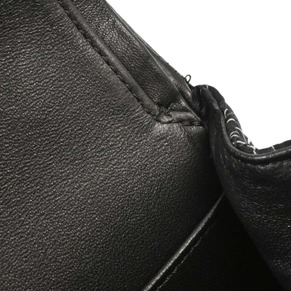 Chanel 2016-2017 Black Satin Airline Medium Classic Double Flap Shoulder Bag