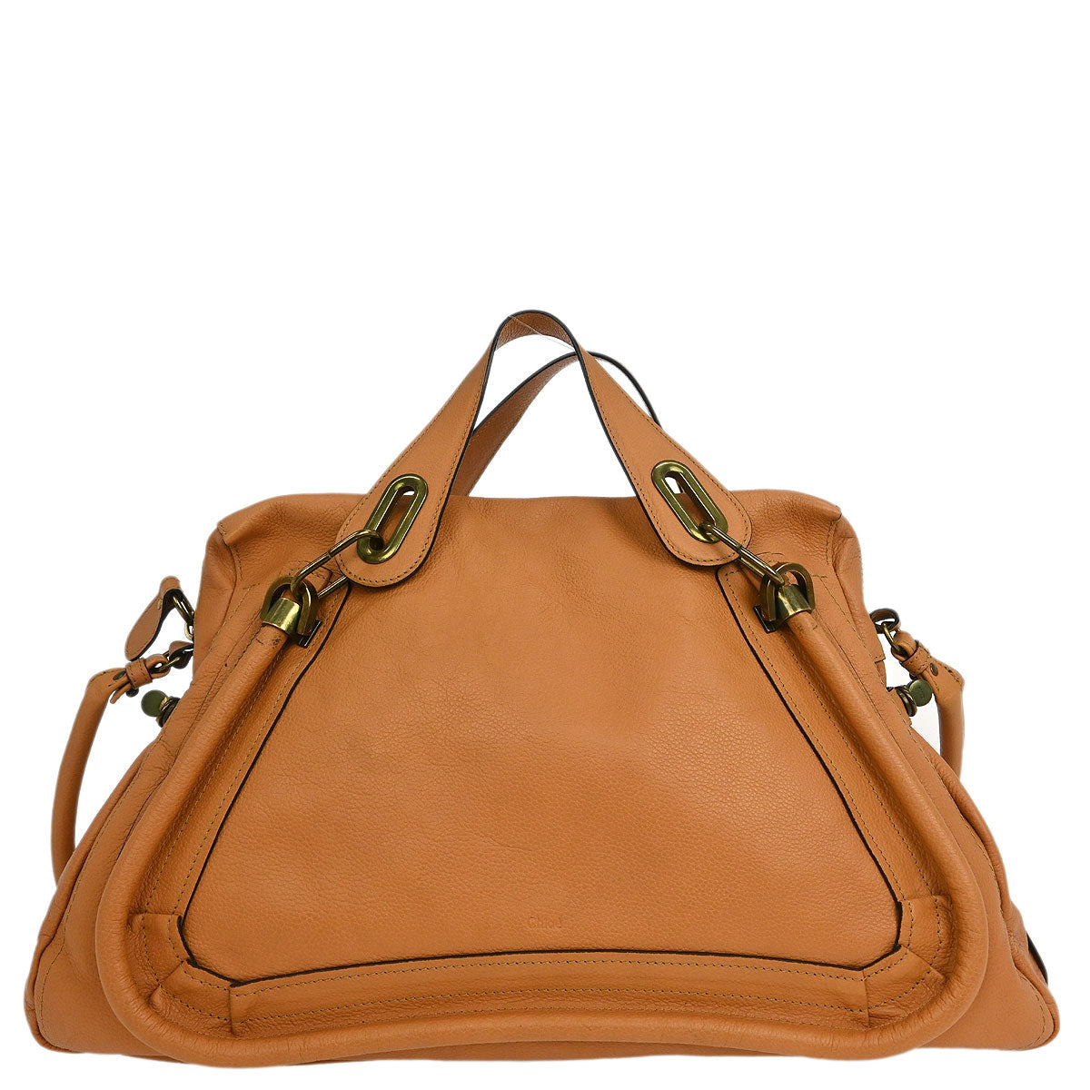 Chloe Beige Paraty 2way Shoulder Handbag