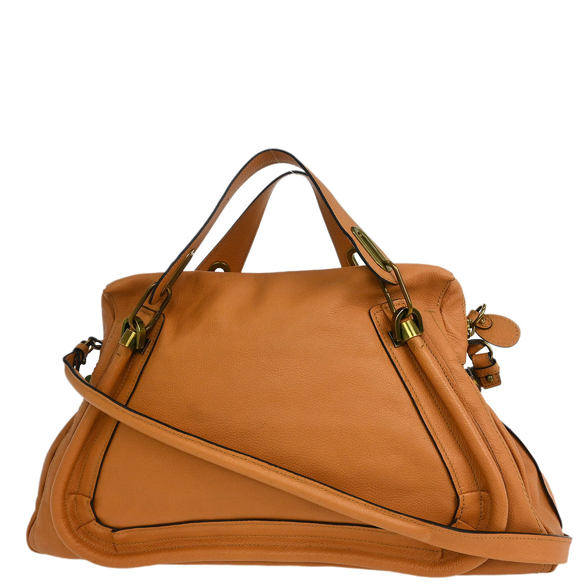 Chloe Beige Paraty 2way Shoulder Handbag