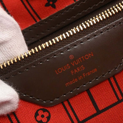 Louis Vuitton Damier Neverfull MM Shoulder Tote Bag N51105