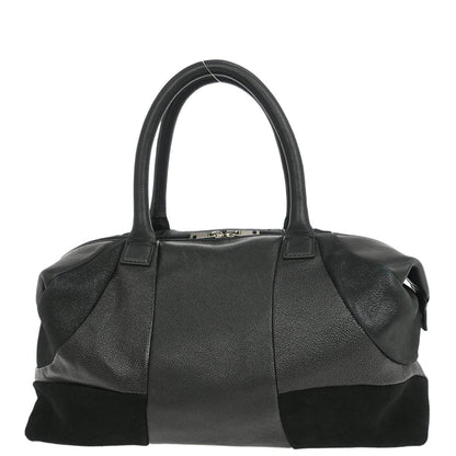 Celine Black Suede Leather Handbag