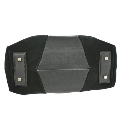 Celine Black Suede Leather Handbag