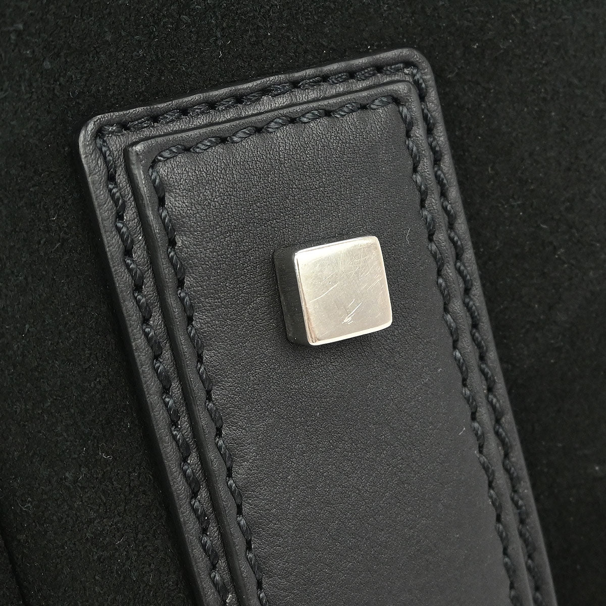 Celine Black Suede Leather Handbag