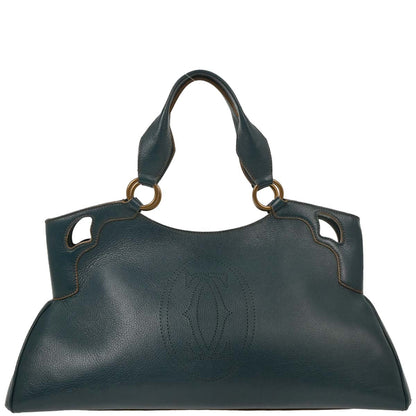 Cartier Dark Green Marcello Handbag