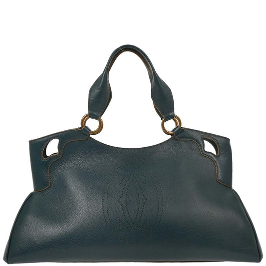 Cartier Dark Green Marcello Handbag