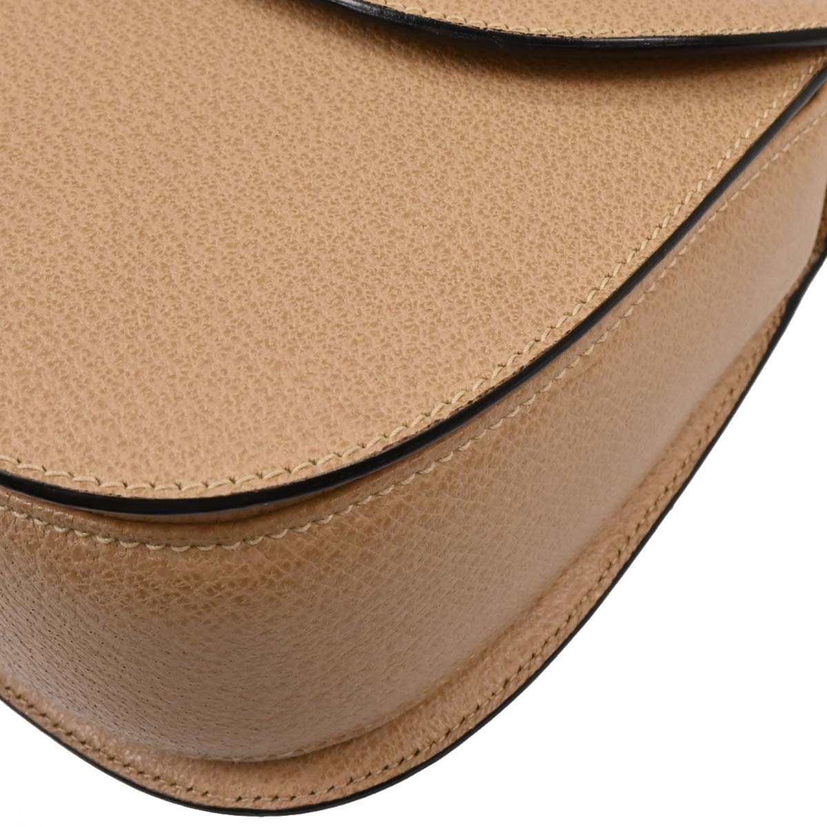 Gucci Beige Pigskin Bamboo 2way Shoulder Handbag