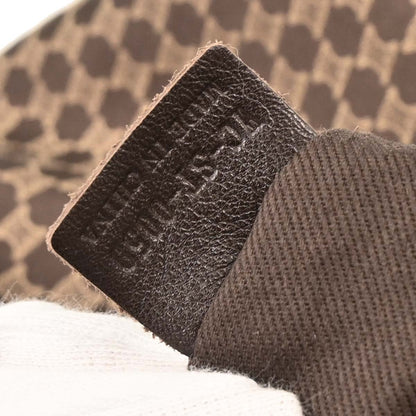 Celine Brown Canvas Macadam Handbag
