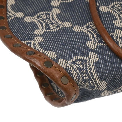 Celine Indigo Denim Macadam Handbag