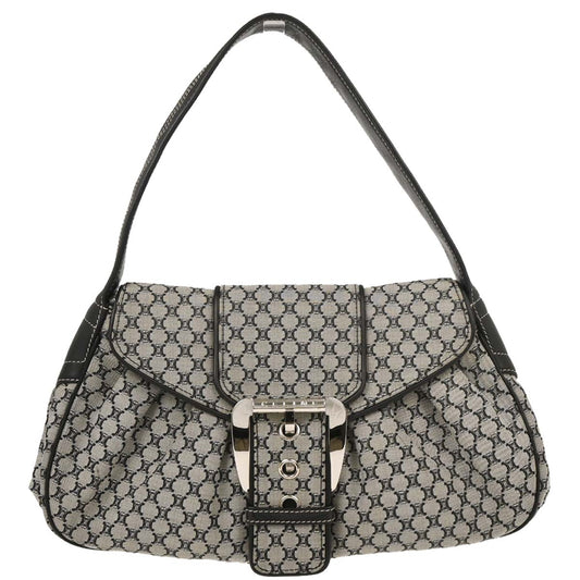 Celine Gray Canvas Macadam Handbag