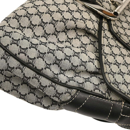 Celine Gray Canvas Macadam Handbag