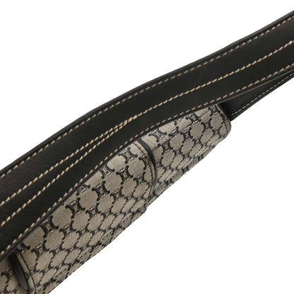 Celine Gray Canvas Macadam Handbag