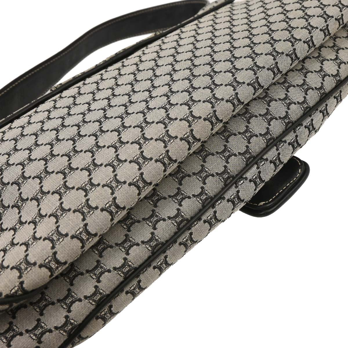 Celine Gray Canvas Macadam Handbag