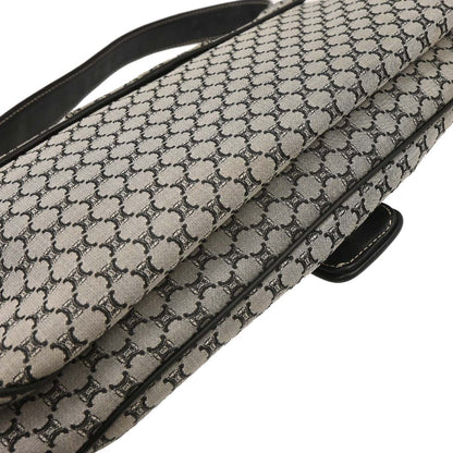 Celine Gray Canvas Macadam Handbag
