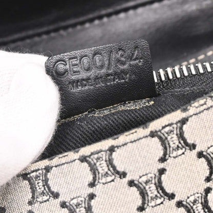 Celine Gray Canvas Macadam Handbag
