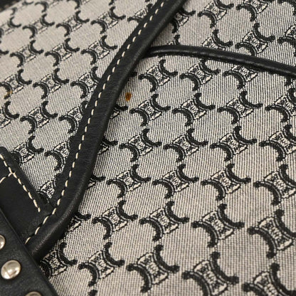 Celine Gray Canvas Macadam Handbag