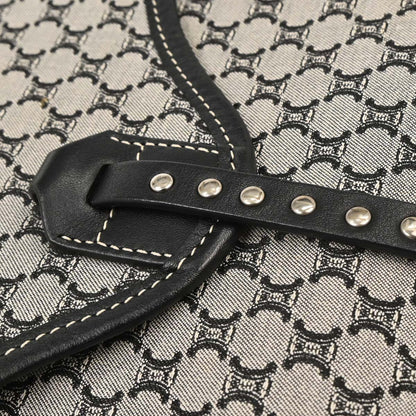 Celine Gray Canvas Macadam Handbag