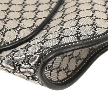 Celine Gray Canvas Macadam Handbag