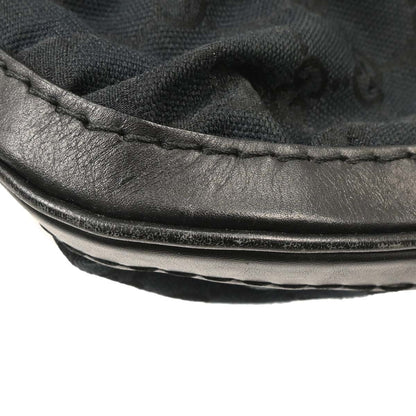Gucci Black Canvas GG Queen Hobo Handbag