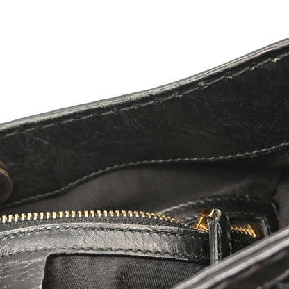 Gucci Black Canvas GG Queen Hobo Handbag