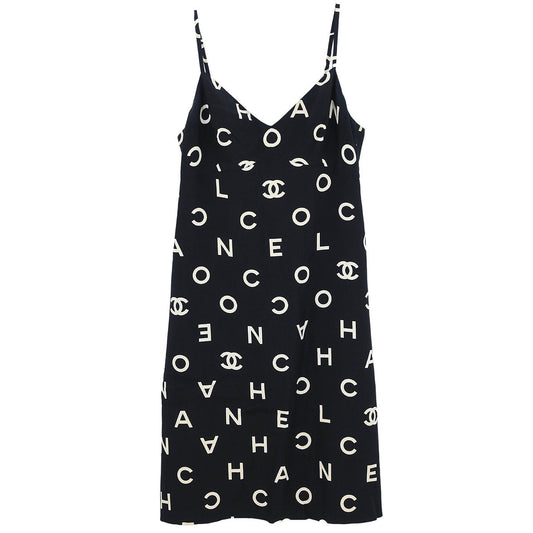 Chanel 1997 Sleeveless Dress Black #38