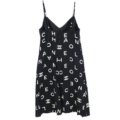 Chanel 1997 Sleeveless Dress Black #38