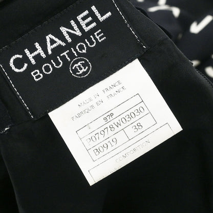 Chanel 1997 Sleeveless Dress Black #38