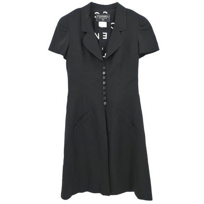 Chanel 1997 Jacket Dress Black #38