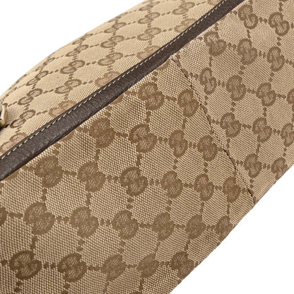 Gucci Beige Canvas GG Abbey D Ring Tote Handbag