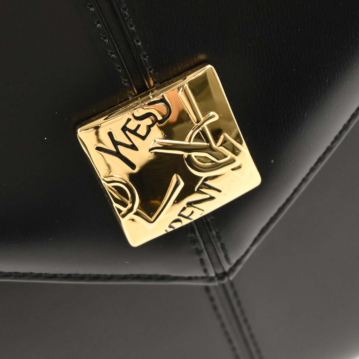 Yves Saint Laurent Black Leather Handbag