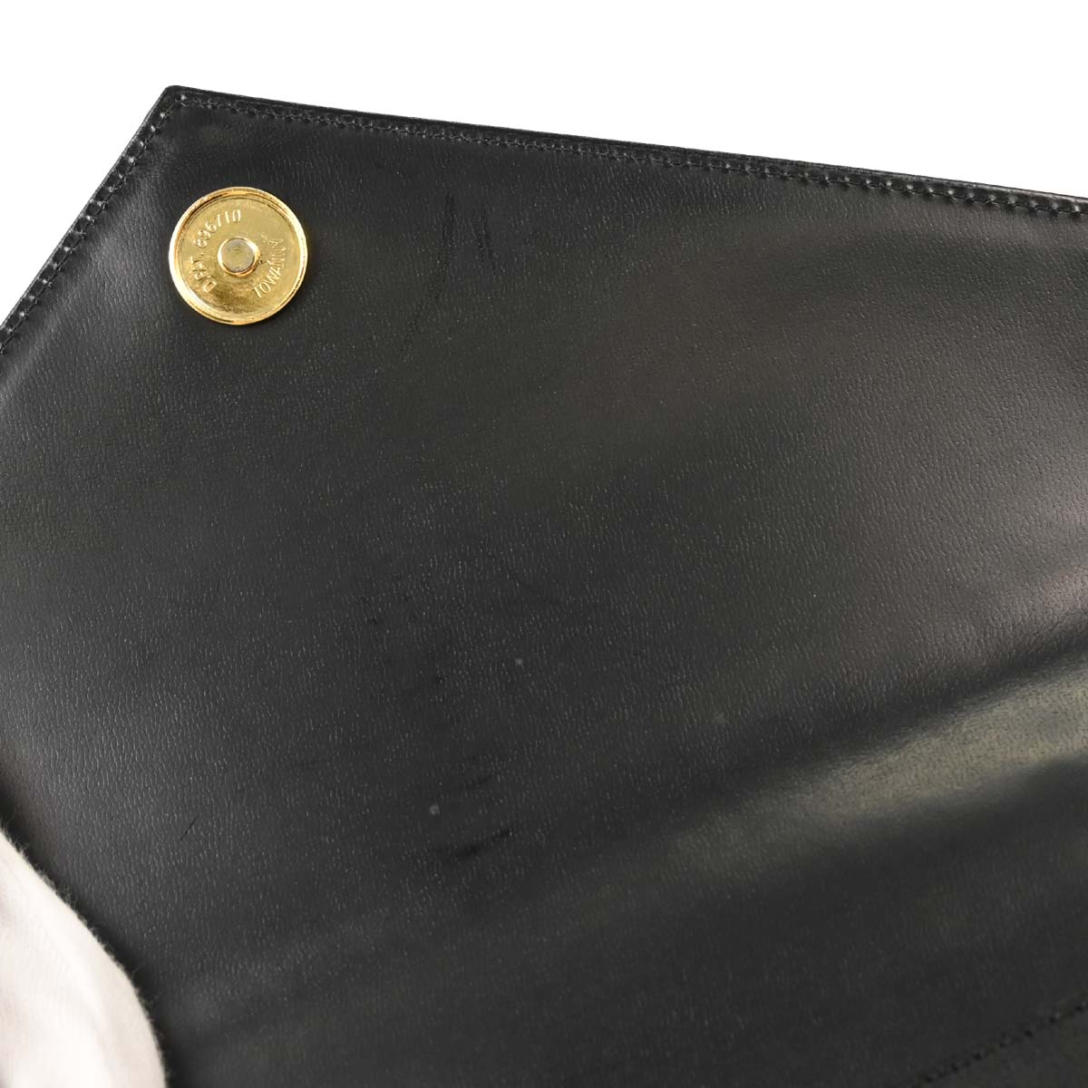 Yves Saint Laurent Black Leather Handbag