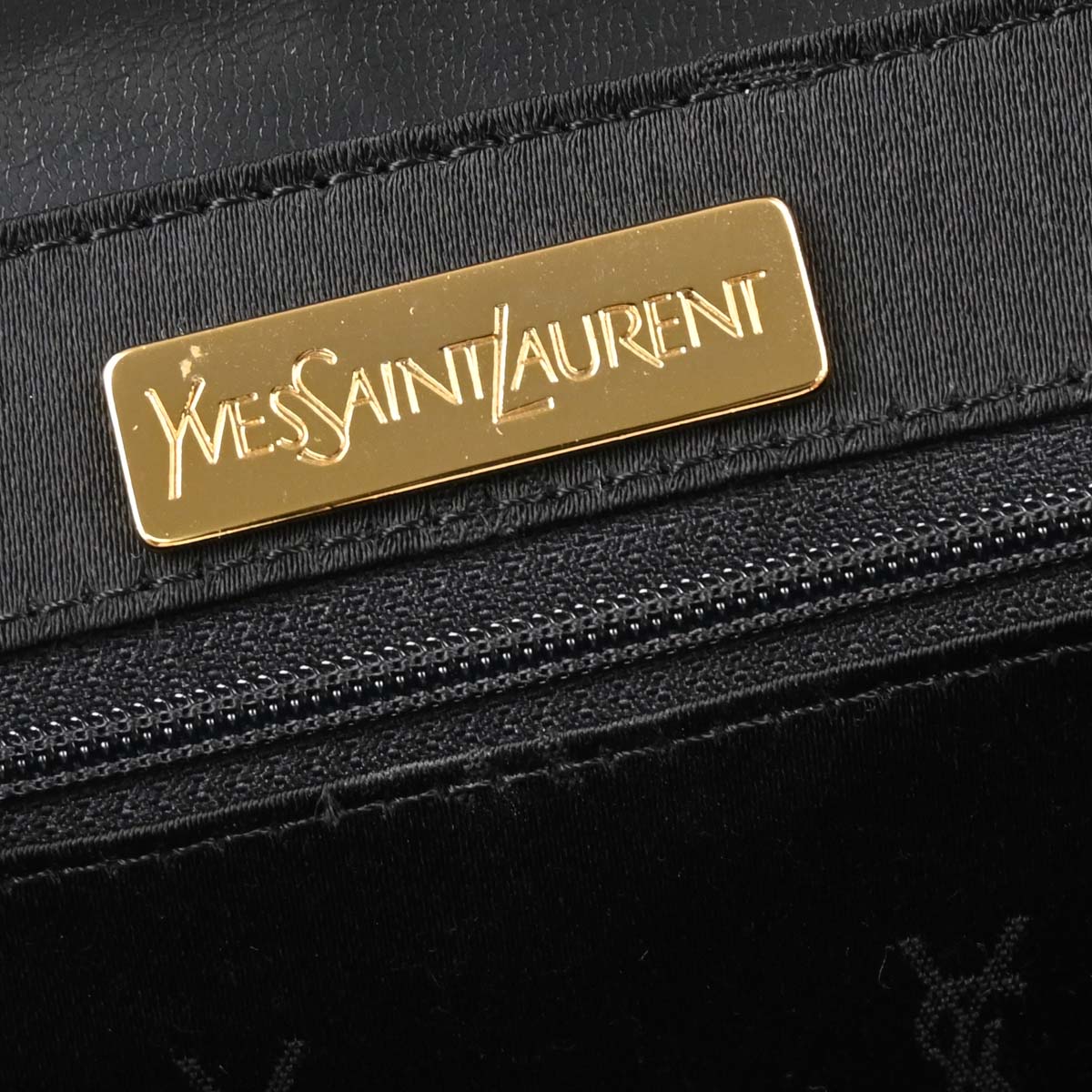 Yves Saint Laurent Black Leather Handbag