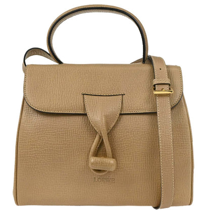 Loewe Beige Leather 2way Handbag