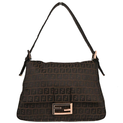 Fendi Brown Zucchino Mamma Baguette Handbag