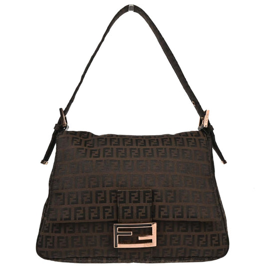 Fendi Brown Zucchino Mamma Baguette Handbag