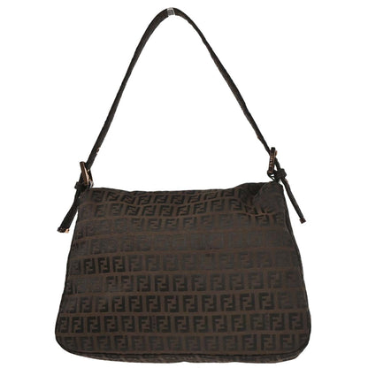 Fendi Brown Zucchino Mamma Baguette Handbag
