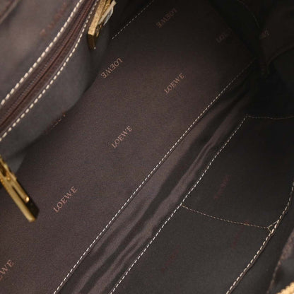 Loewe Metallic Gold Leather Amazona 28 Handbag