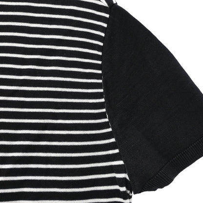 Chanel Short Sleeve Polo Shirt Top Black #42